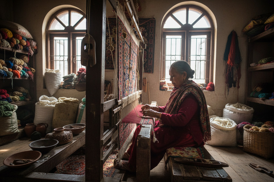 The Ancient Art of the Hand-Knotted Rug