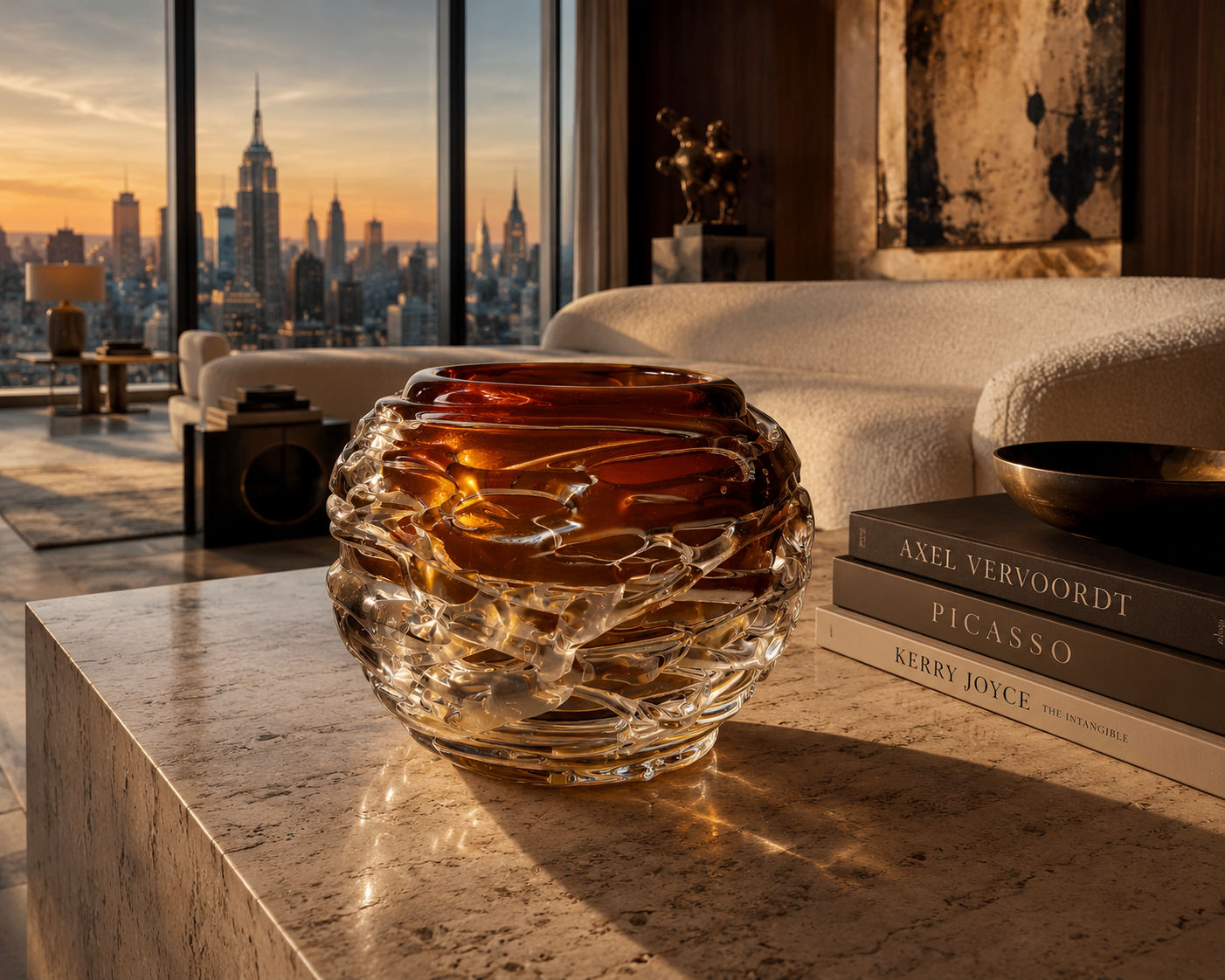 Vintage Murano glass vases