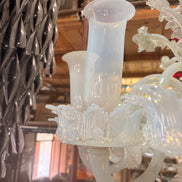 Venetian Opaline Murano Glass Chandelier | 1930s, original vintage