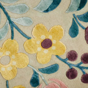 Efflorescent | Tappeto annodato a mano in lana e viscosa