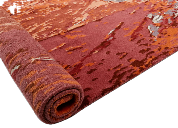 Muses & Musings | Hand-Knotted Tibetan Wool and Viscose Rug