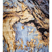 Glacial Haven | Tappeto annodato a mano in lana e viscosa