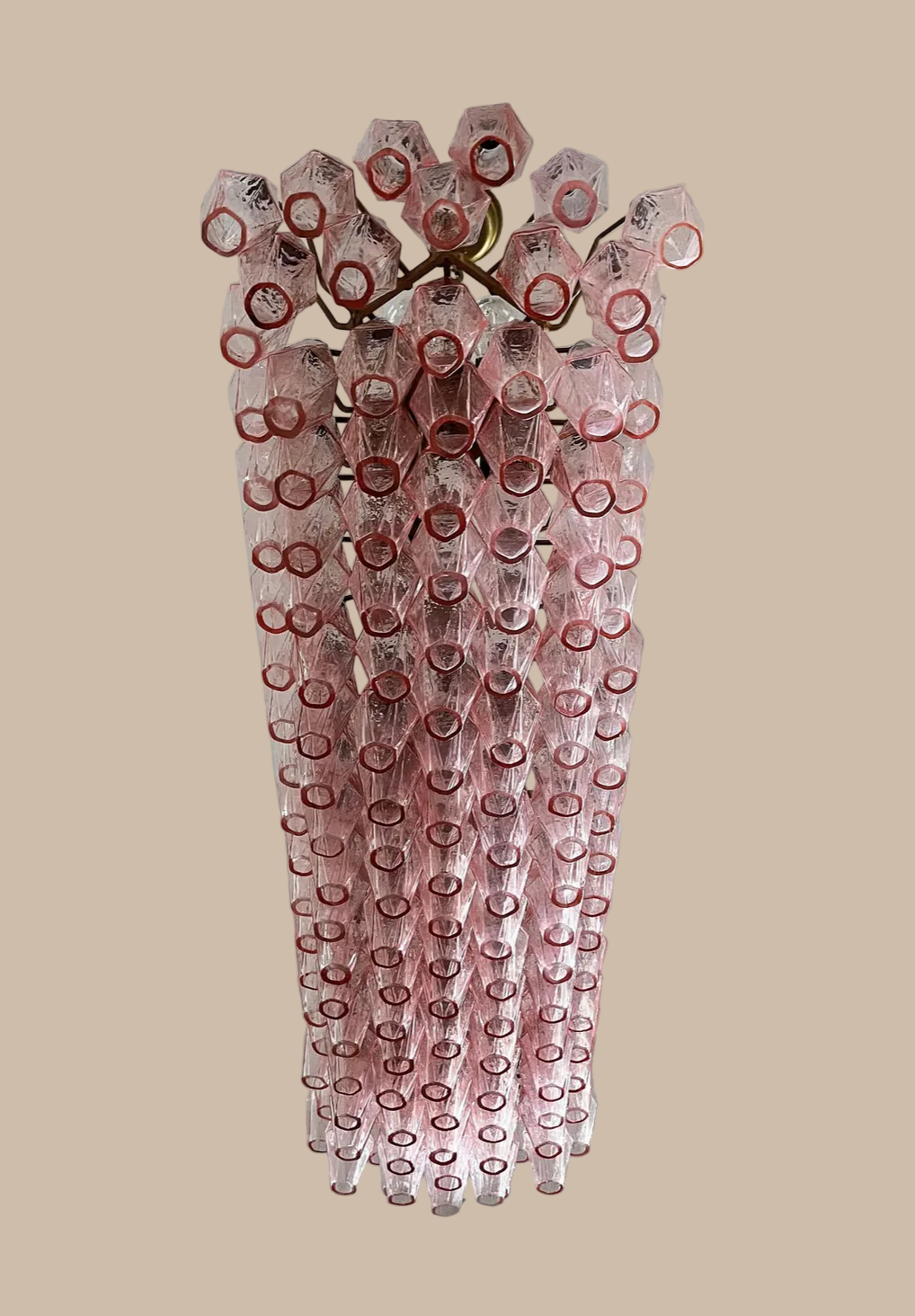 Lampadario in vetro di Murano 