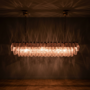 Lampadario in vetro di Murano 