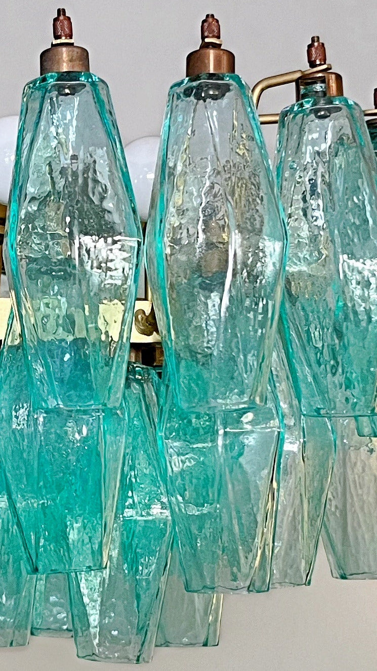 Lampadario Poliedri | Turchese