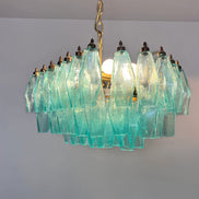 Lampadario Poliedri | Turchese