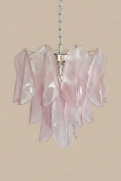 Lampadario Murano Glass Rosa Rondini | Stile vintage Mazzega