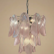 Lampadario Murano Glass Rosa Rondini | Stile vintage Mazzega