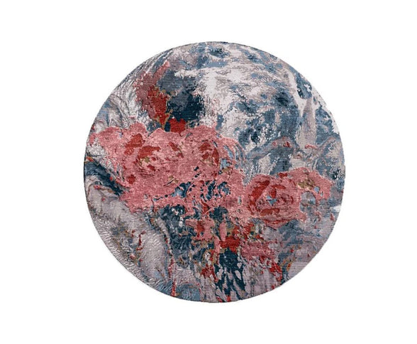 Gulab | Hand-Knotted Wool and Jasmine Silk Rug