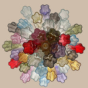 Lampadario a stella | 36 tubi, multicolore