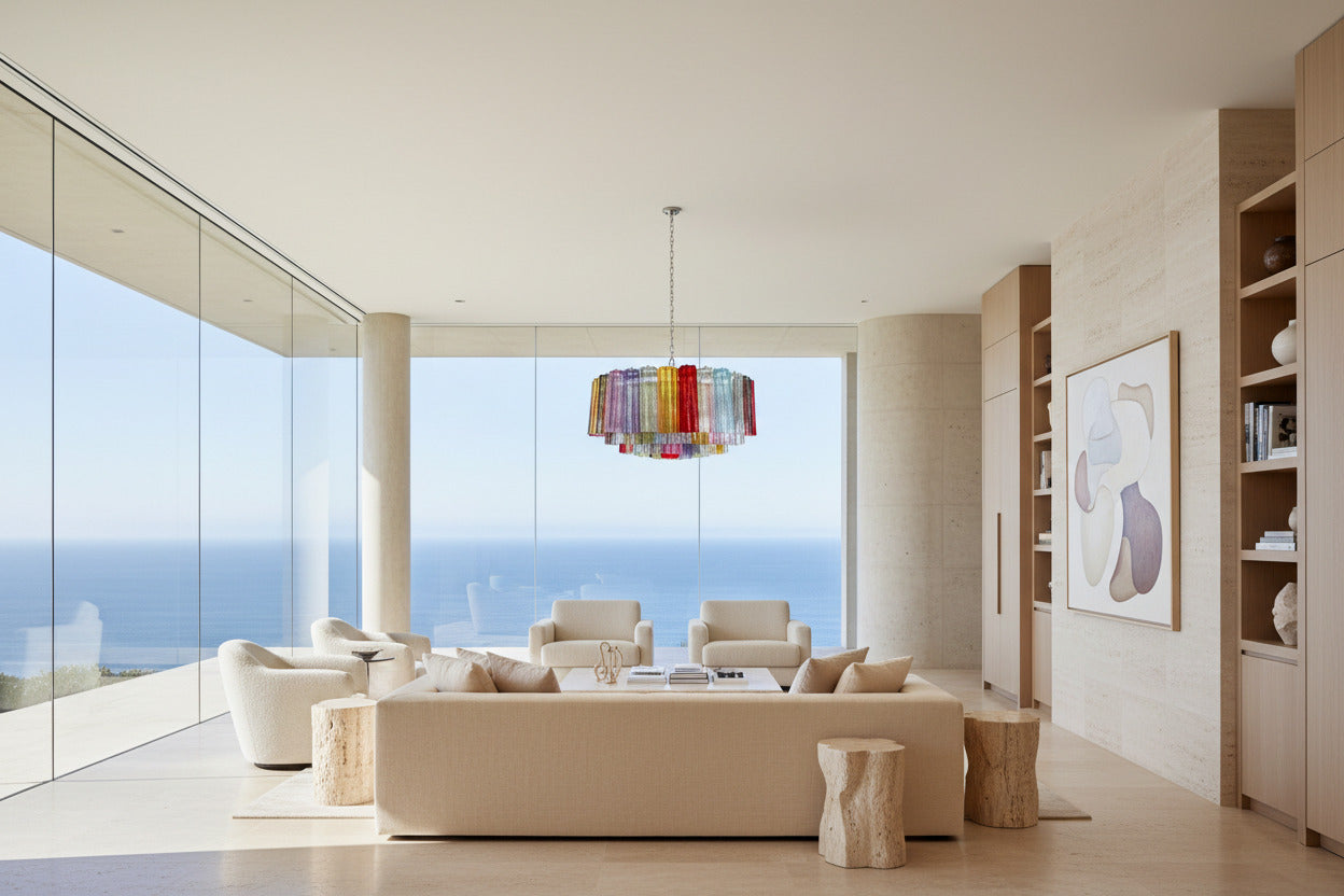 Lampadario a stella | Multicolore